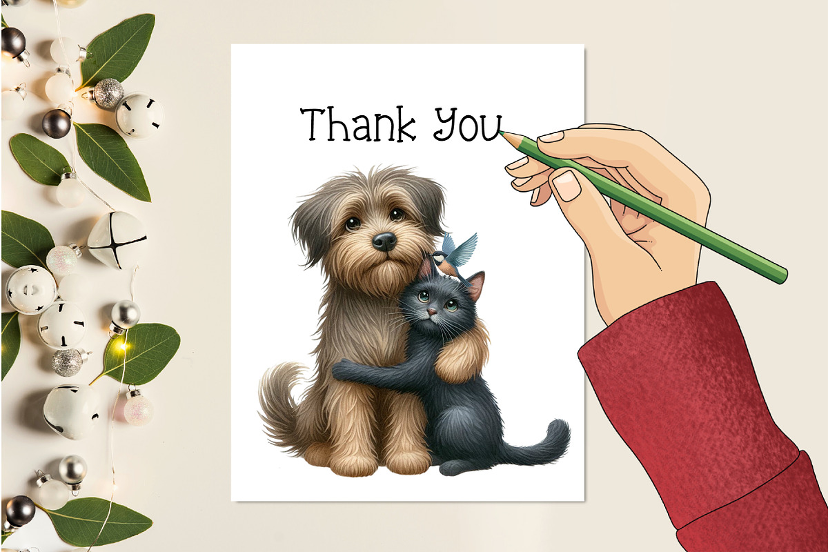 Quirky Dog And Cat Friendship, an Illustration by Creative Art (Photo 3 of 6)