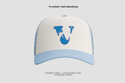 TRUCKER HAT PSD MOCKUP, a Hat Mockup by Voyage Studio