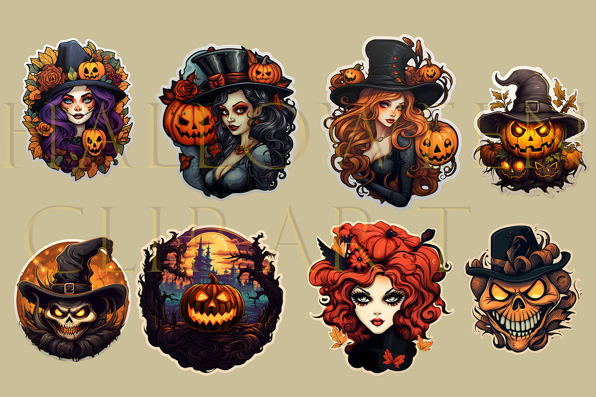 Halloween Clip Art, an Object Graphic by MajorArtTm (Photo 4 of 5)