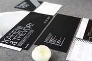 Black & White Stripes Wedding Suite, an Invitation Template by Laura K Invitations (Thumbnail 2 of 6)