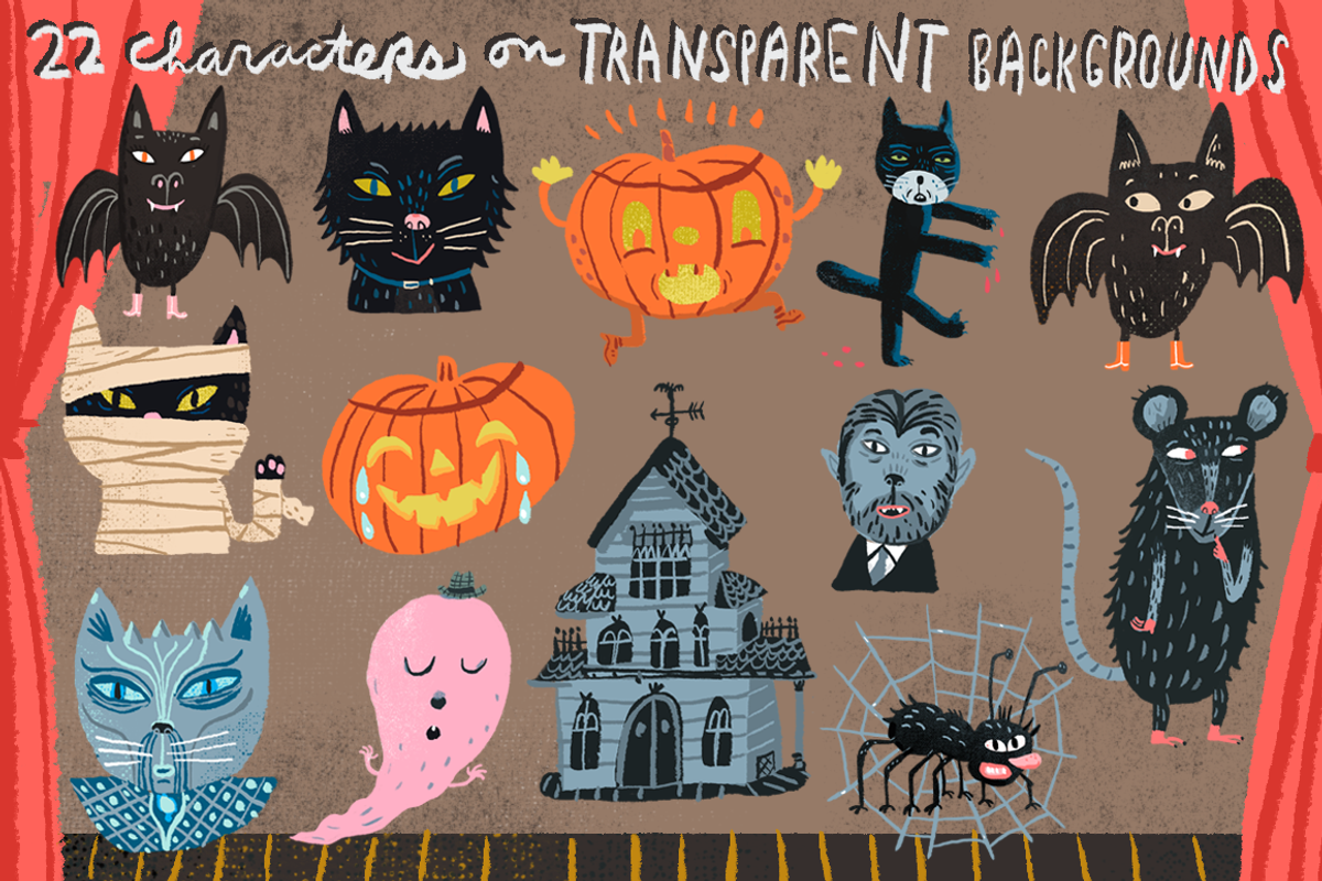 22 Horrific Halloween Illustrations, an Illustration by Stephanie K. Birdsong (Photo 2 of 3)