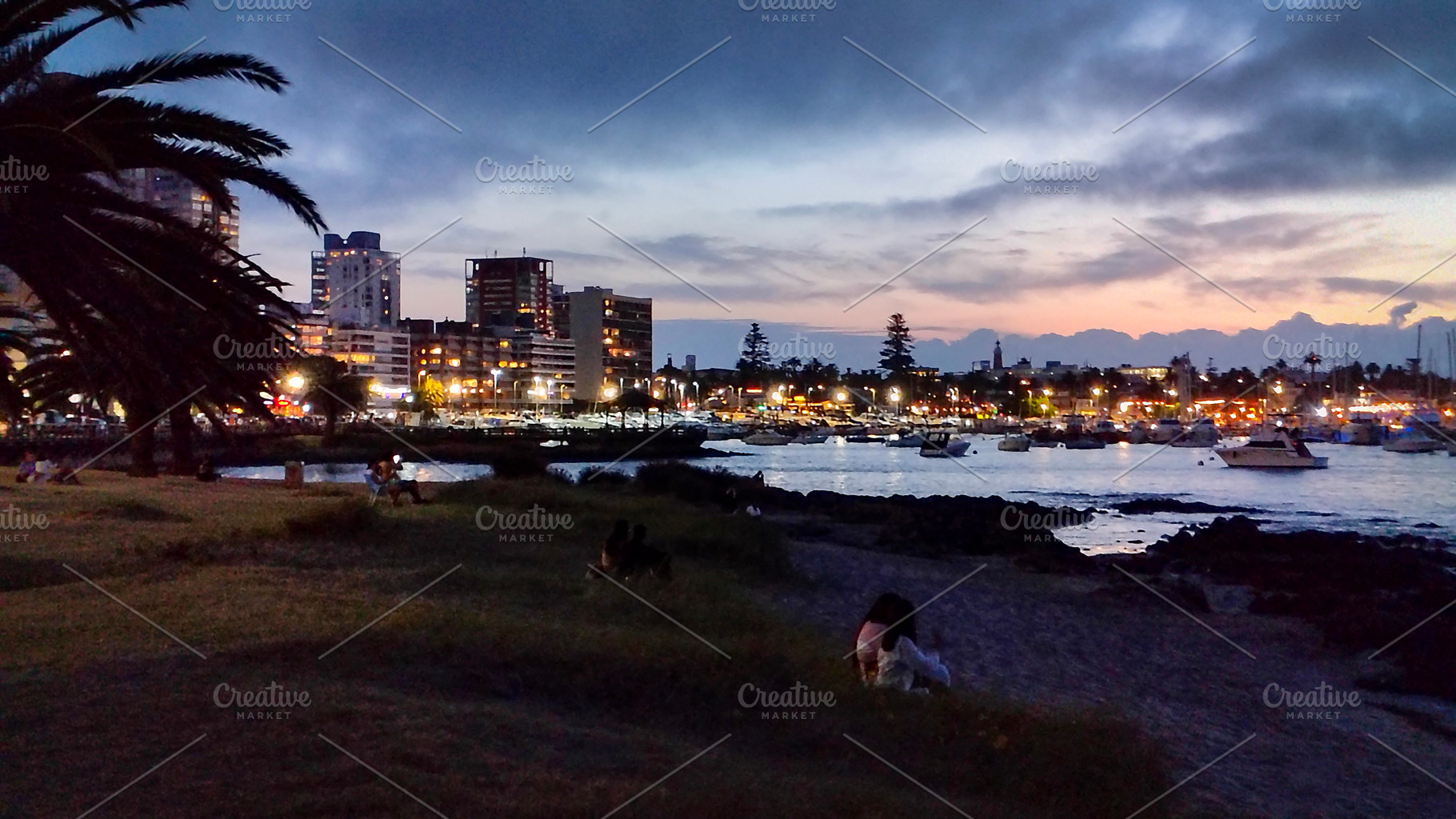 Night landscape scene, punta del este, uruguay, a Sports & Recreation Photo by DanFLCreativo