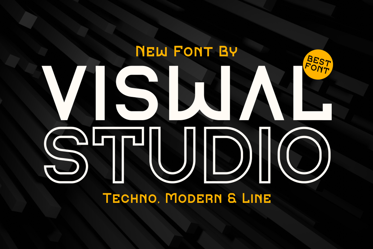Farkey - Modern Techno Font, a Sans Serif Font by Viswal Studio (Photo 4 of 10)