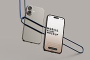 iPhone 16 Pro Mockup Set, an iPhone Mockup by pixelmock (Thumbnail 2 of 14)