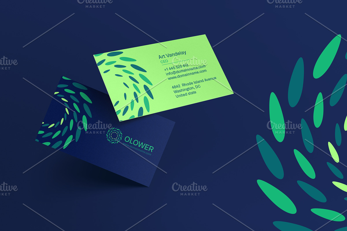 Flower Modern Logo Template, a Branding & Logo Template by MindMuse (Photo 6 of 6)