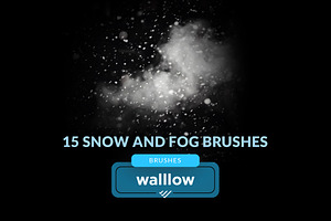 15 Snow And Fog Photoshop Brushes