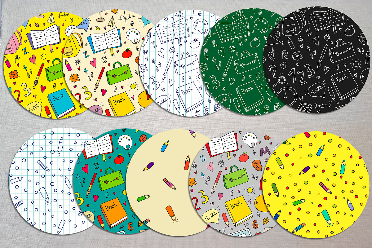 School pattern, a Pattern Graphic by BerryCaty (Photo 2 of 9)