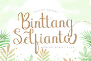 Binttang Selfianto - Script Font, a Script Font by StringLabs (Thumbnail 1 of 12)