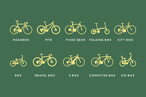 Bike Types Icons