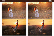 55 Gold floating dust, Photo overlay, a Layer Style Add-On by OverlayBox (Thumbnail 3 of 4)