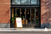 Outdoor Signage Mockup Set, a Household Mockup by DOBE Studio (Thumbnail 4 of 8)