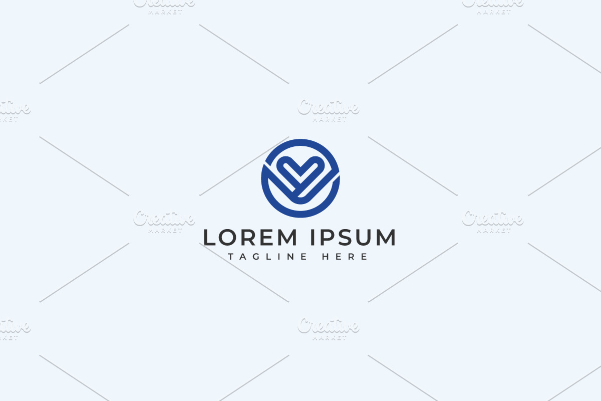 V letter logo, a Branding & Logo Template by vectplus (Photo 1 of 2)