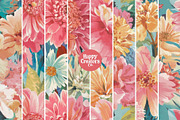 Petals of Paradise Digital Papers #1, a Pattern Graphic by Happy Creators Co. (Thumbnail 4 of 7)
