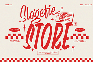 UT Slogefie Store Font Duo