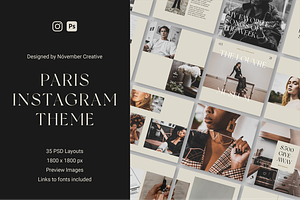 Paris - 35 Instagram Feed Posts