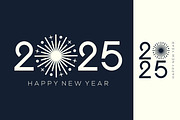 2025 Happy New Year design vector., a Branding & Logo Template by BARONSTD (Thumbnail 5 of 6)