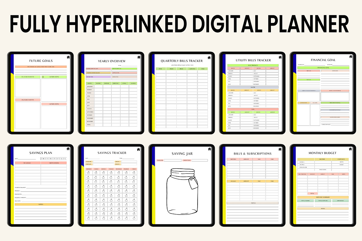 Digital 2025-2026 Budget planner, a Stationery Template by Designmela01 (Photo 2 of 9)