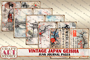 Japan Geisha Junk Journal picture, a Person Illustration by CraftArtStory (Thumbnail 5 of 5)