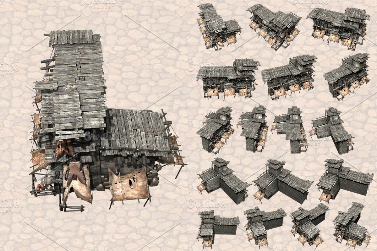 Isometric Ancient City Pack, an Object Graphic by Beatheart Creative Studio (Photo 32 of 77)