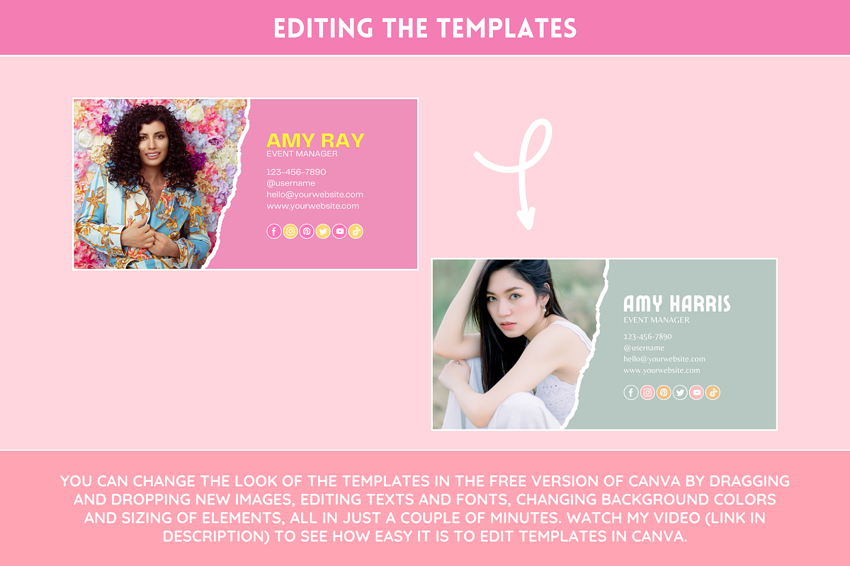 Colorful Email Signature Templates, an Email Template by SunshineStudioBoutique (Photo 6 of 9)