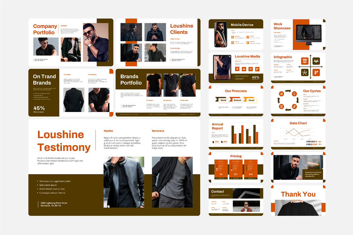 Fashion Brand Keynote Presentation, a Presentation Template by Kren Studio (Photo 8 of 8)