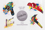 Toolbox Prints 4 Construction Tools, an Illustration by ColorfulNest (Thumbnail 2 of 7)