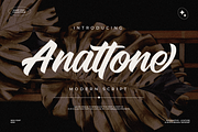 Anattone - Modern Script Font, a Script Font by Lettermine (Thumbnail 1 of 9)