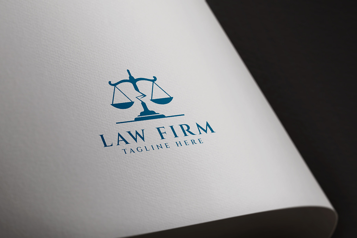 Clean Law Firm Logo, a Branding & Logo Template by HueNestify (Photo 3 of 3)