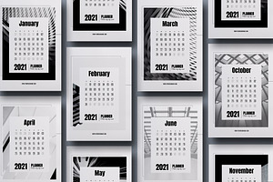 2021 Canva Planner Calendar Kit