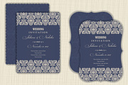 Wedding Set. Pattern and Invitation., a Card Template by NataLito (Thumbnail 7 of 10)