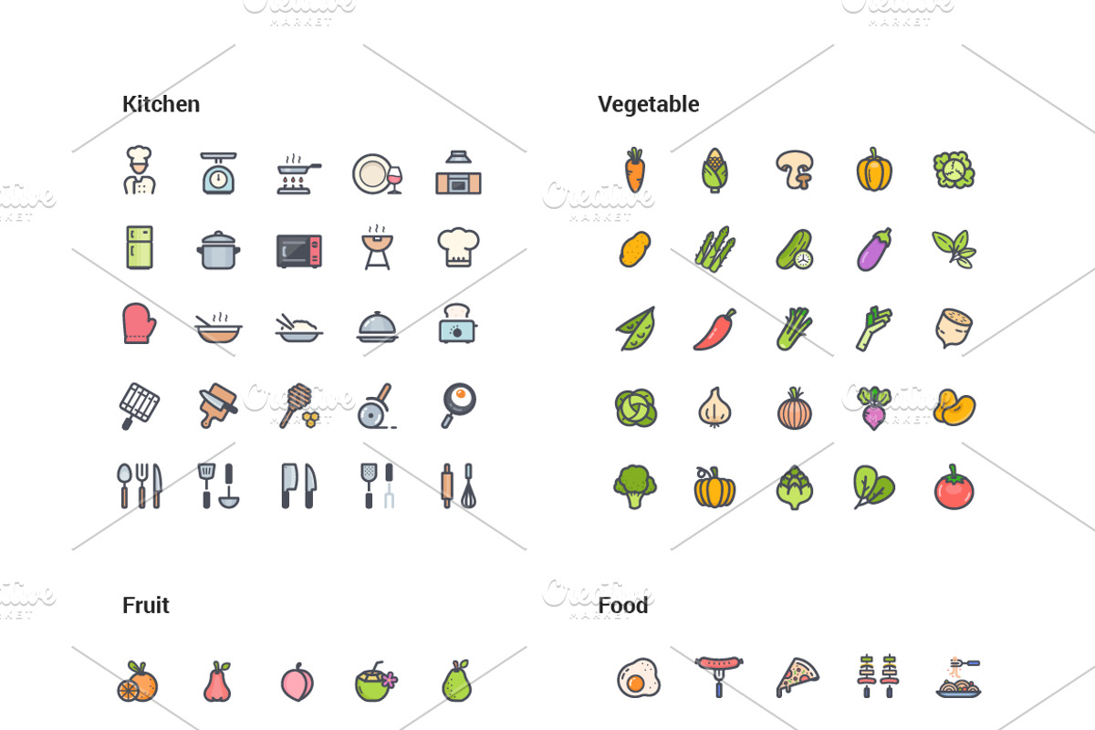 1500 Line Color Icons Pack, an Icon by WORAKAMON Design Studio (Photo 14 of 17)