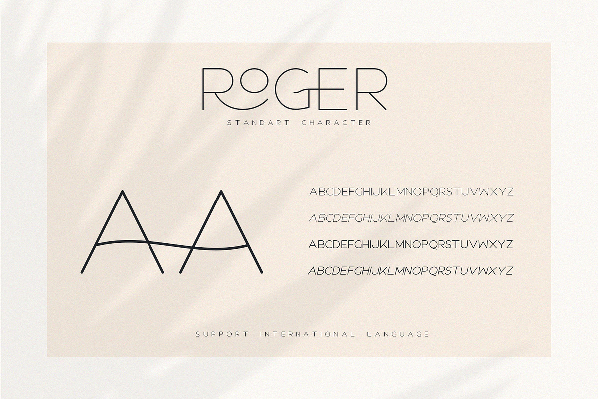 Roger - An Elegant Sans Serif preview 7