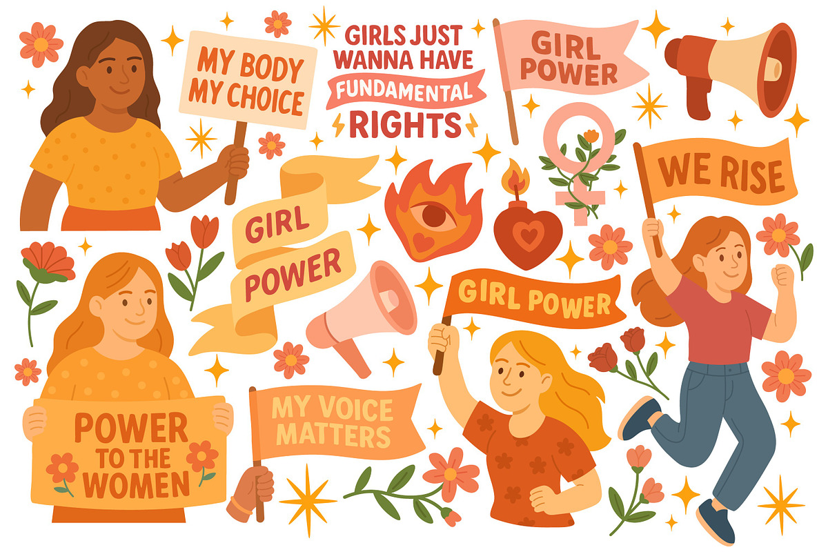Girl Power, a Person Illustration by ananastya (Photo 5 of 7)