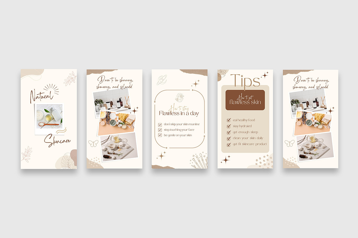 15 Instagram Stories Canva Template, a Social Media Template by Boinah Studio (Photo 3 of 7)