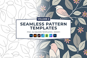 6 Seamless Pattern Templates (Vol 2)