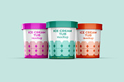 Ice Cream & Food Tub Mockup Set, a Cups & Container Mockup by Illusiongraphic (Thumbnail 6 of 18)