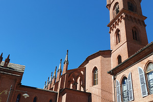 San Vittore church in Pollenzo, a Photo by WorldOfPhotos