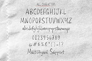 Sidewalk Notes Font, a Handwritten Font by Timurtype (Thumbnail 6 of 7)