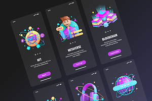 3D Metaverse Icon Set - Vol 2