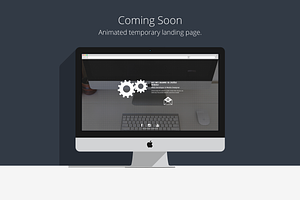 Coming Soon - Temporary HTML5 Page