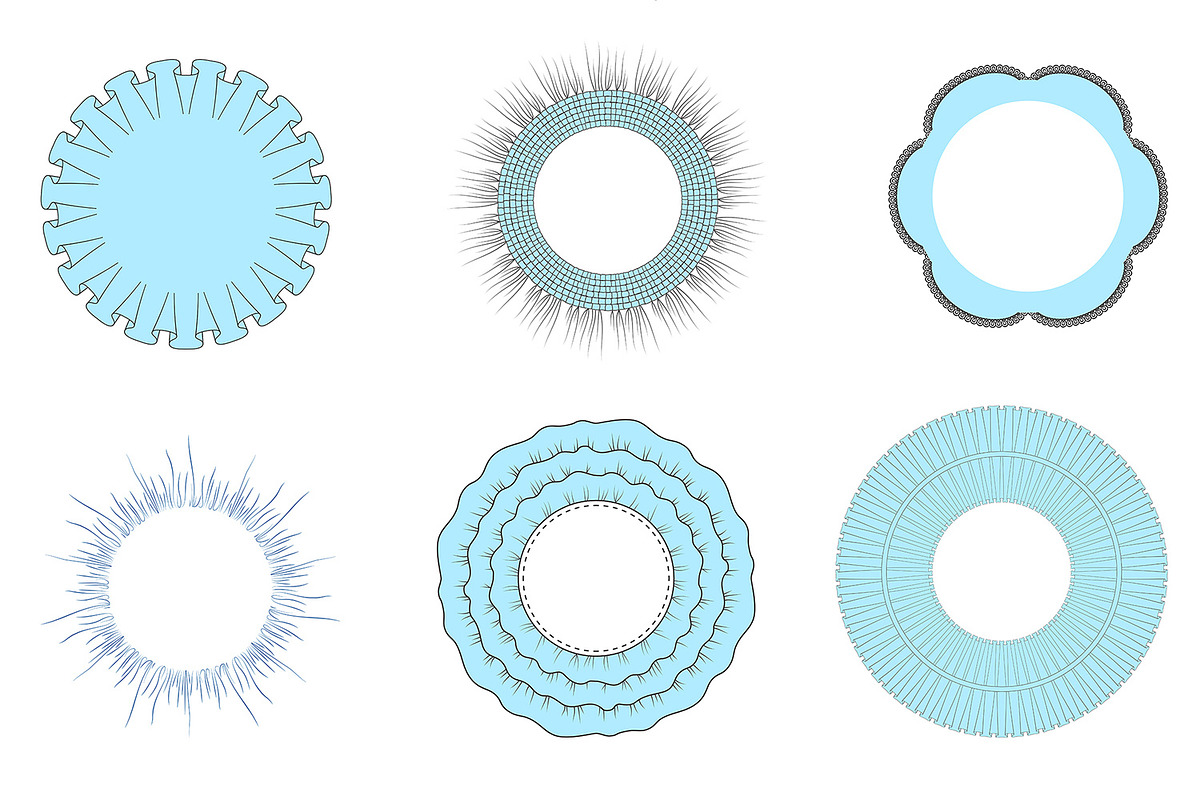 31 Sewing Illustrator Brushes, a Brush Add-On by Kseniya-Omega (Photo 3 of 3)