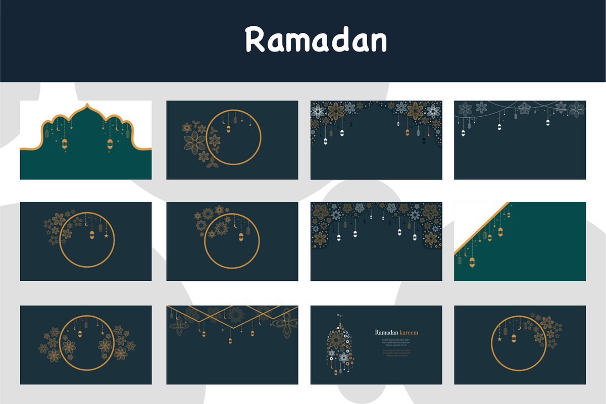 Ramadan ornament background design, a Decorative Illustration by foxndeer (Photo 1 of 4)