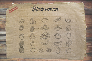 Hand Drawn Fruits And Berries