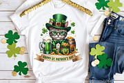 St. Patrick’s Day Cat PNG, an Illustration by Canvas Craft (Thumbnail 3 of 4)