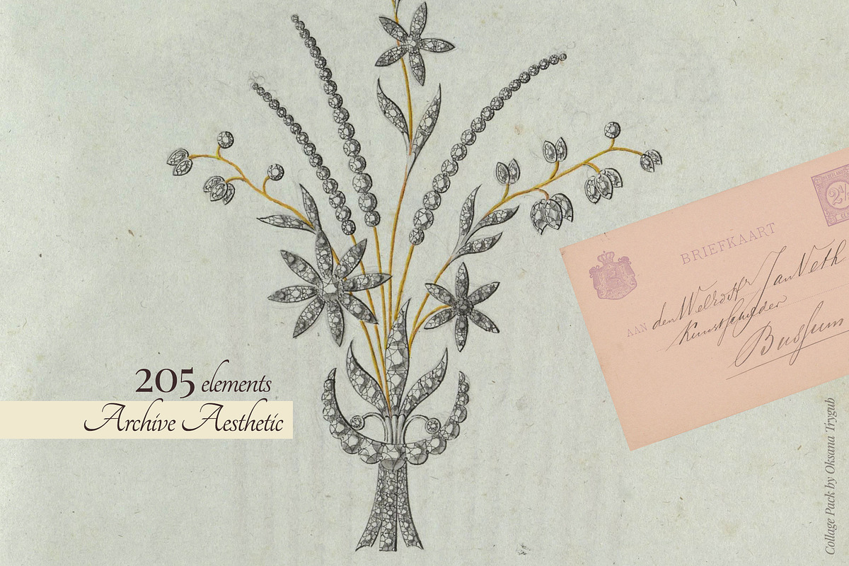 Vintage Museum Collage Elements Pack, an Object Graphic by Oksana Trygub (Photo 26 of 29)