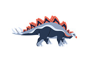 Dinosaurs set, seamless dino pattern, an Animal Illustration by PaperTrident (Thumbnail 10 of 21)