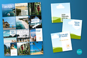 Travel Canva templates for Instagram, a Social Media Template by helgascandinavus (Thumbnail 2 of 3)