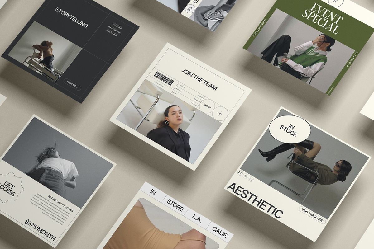 HAUS | Social Media Kit, a Social Media Template by Studio Standard (Photo 2 of 14)