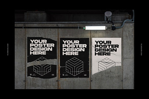 Urban Poster Wall Mockups