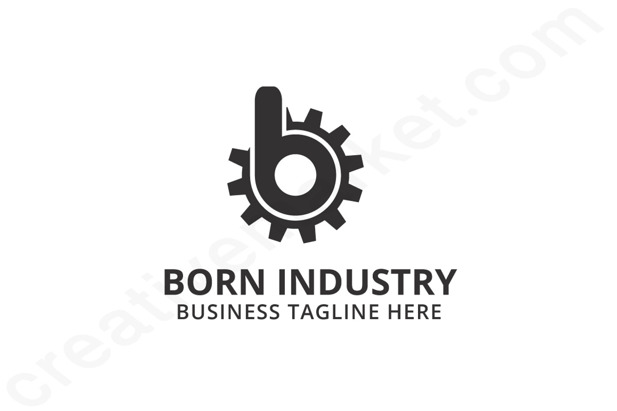 Born Industry Logo Template, a Branding & Logo Template by Logo20 (Photo 2 of 2)